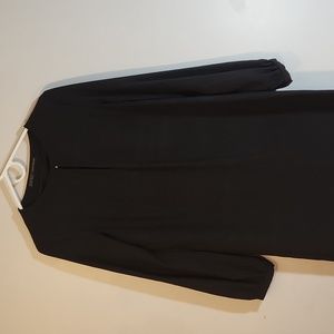 Zara basic black dress size large